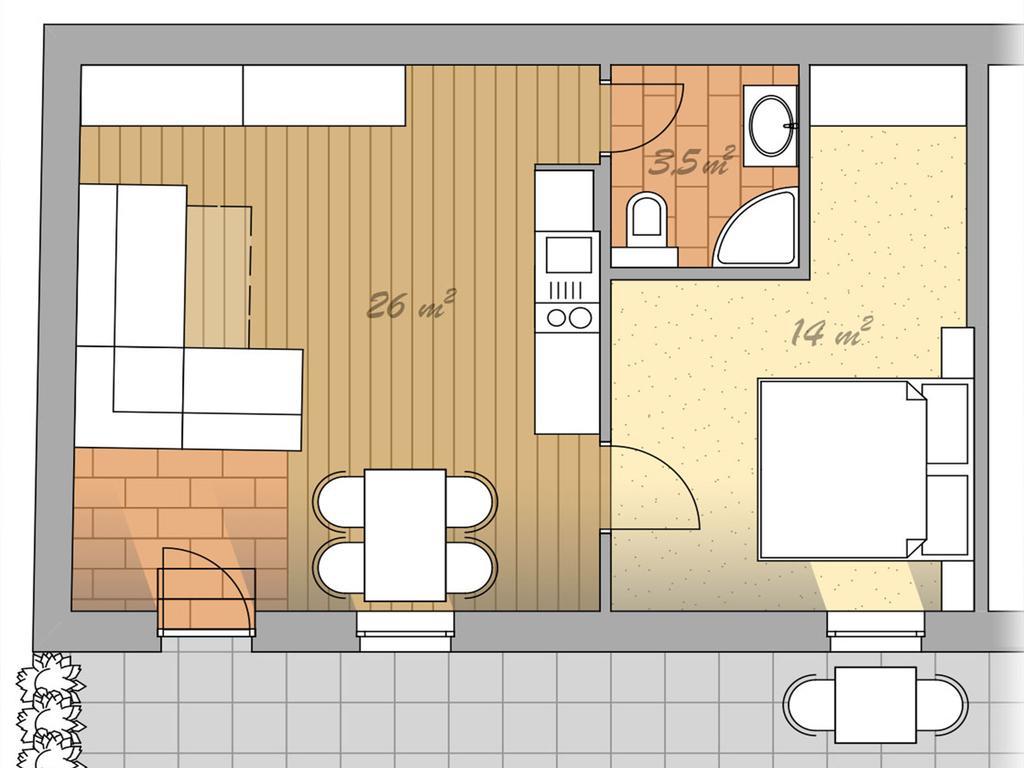 Apartment Pri Nama Бовец Екстер'єр фото
